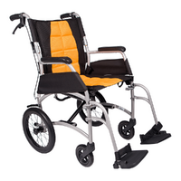 Aspire Vida Folding Wheelchair - AP - Orange