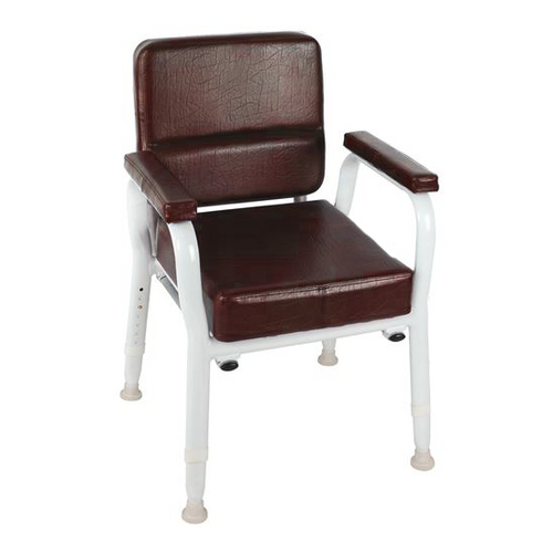 Freedom Low Back Utility Chair - Burgundy Vinyl - LSR535