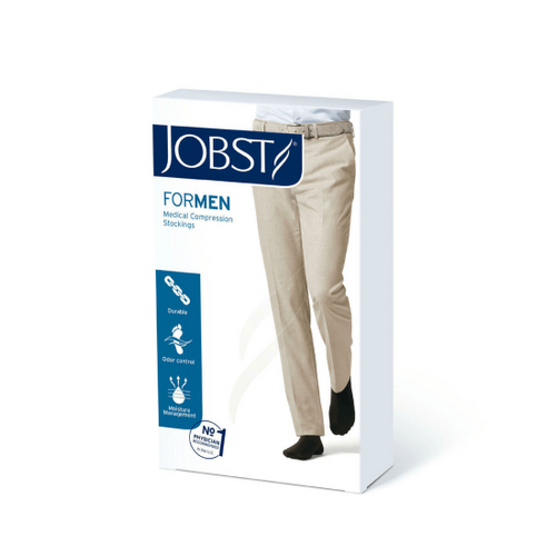 Jobst Compression Stockings - Men - 15-20mmHg - Small - Black